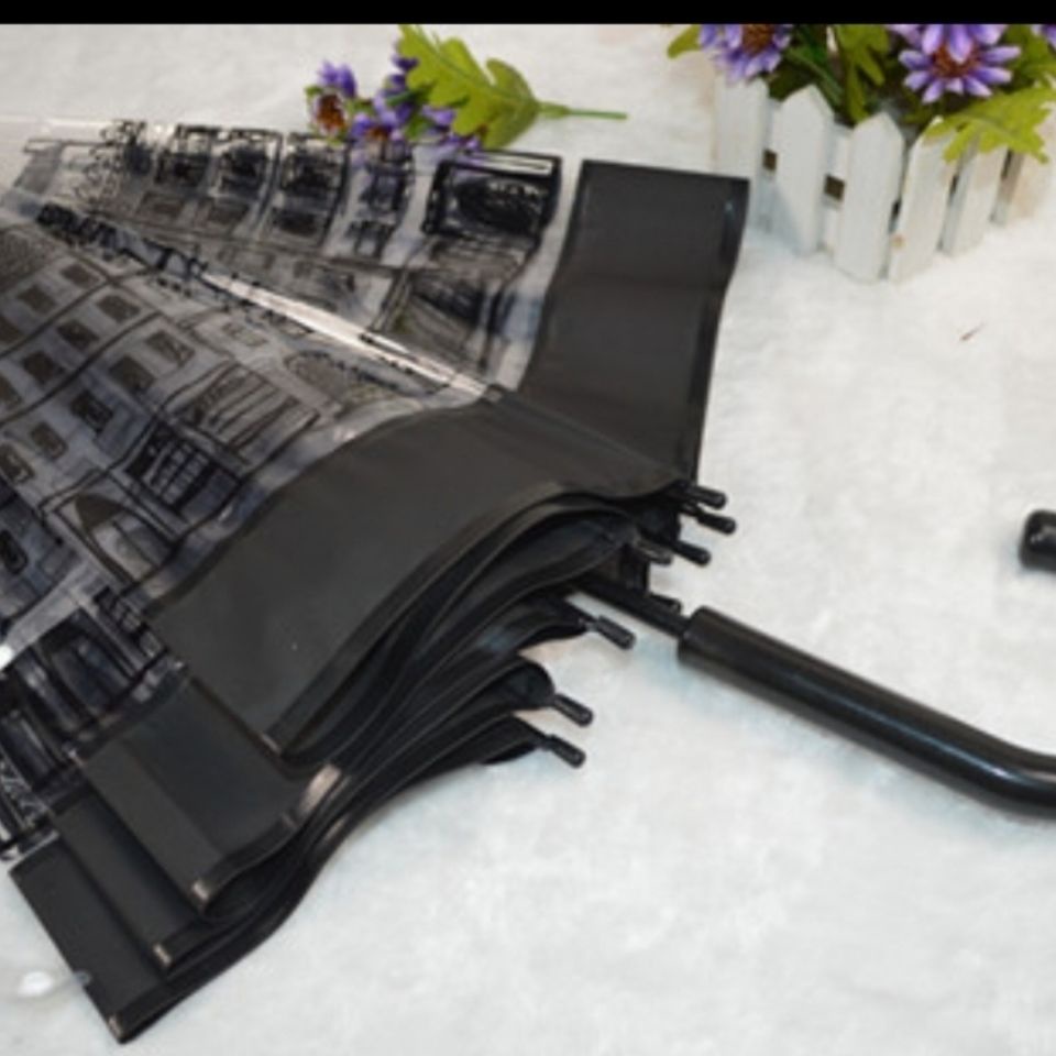 Dù Che Mưa Trong Suốt Hình Cây Nấm / Công Chúa / Chim Kiểu Anh