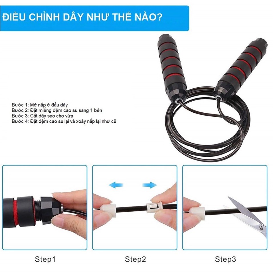 Dây Nhảy thể dục thể thao luyện tập tại nhà Bendu chính hãng