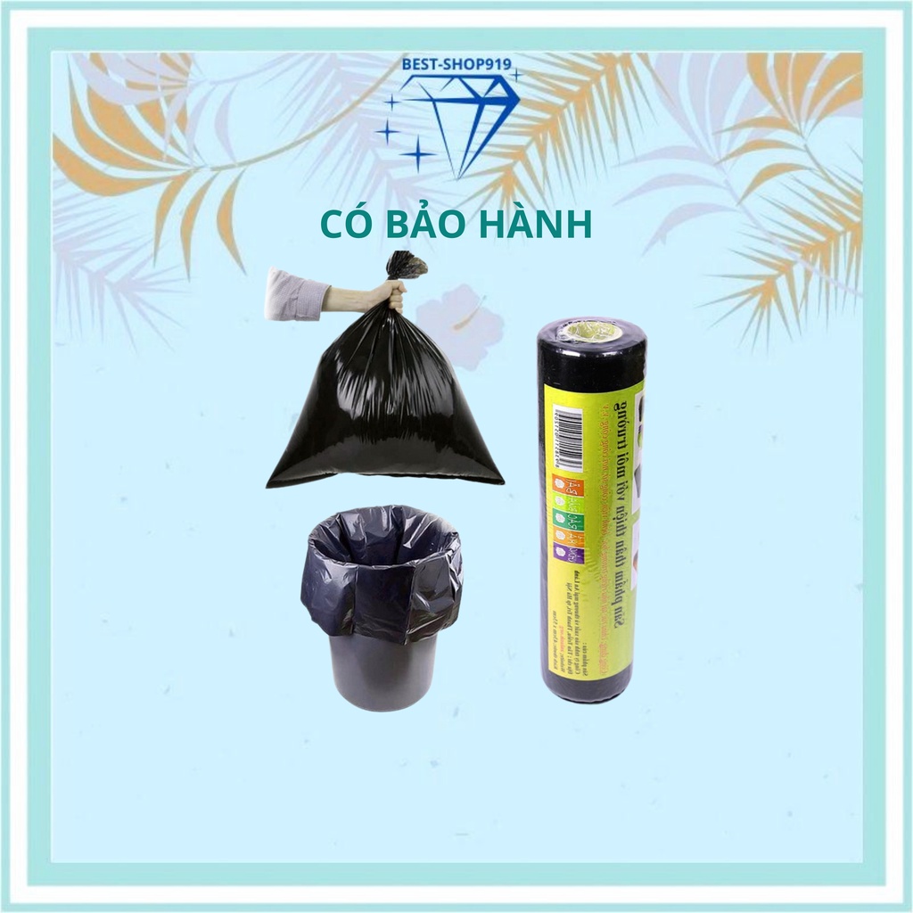 Túi Đựng Rác Tự Phân Hủy Cỡ Lớn 65 x 35cm Bảo Vệ Môi Trường Dùng cho Gia Đình Văn Phòng Nhà Hàng Khách Sạn