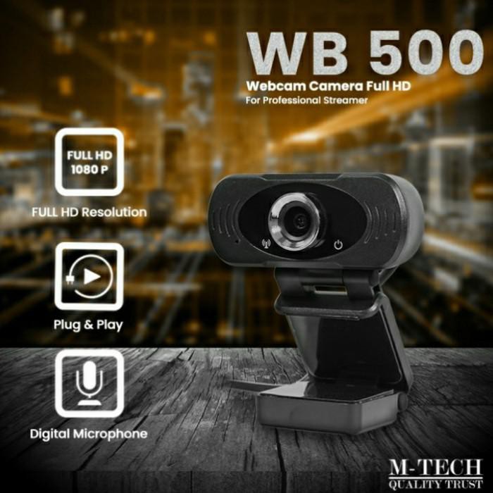 Webcam M Tech Ori 1080hd Wb 500