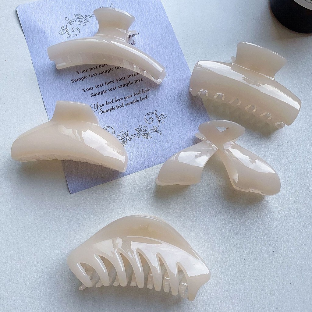 Kẹp tóc càng cua nhiều kiểu dáng tùy chọn xinh xắn thời trang