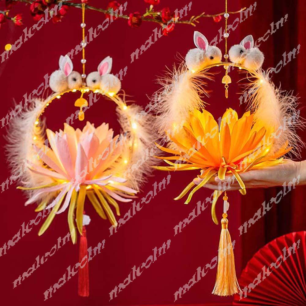 Lồng Đèn Hình Thỏ Phong Cách Trung Hoa Trang Trí Nội Thất