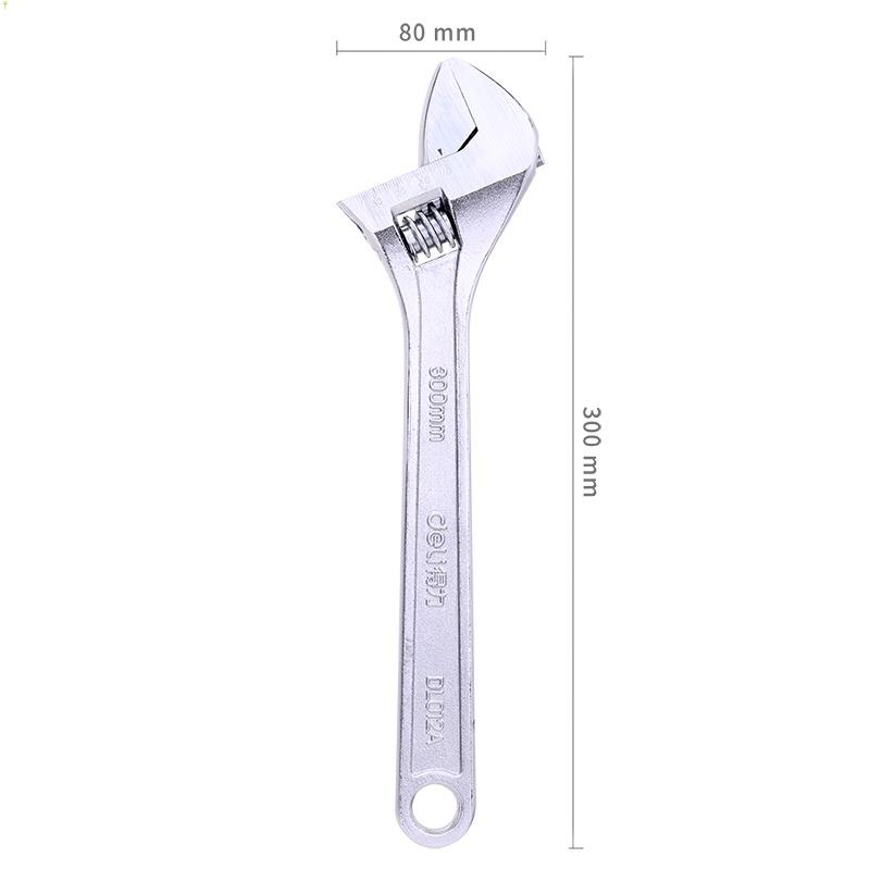 [LIFEDL157] Mỏ Lết Đa Năng 8-10-12 Inch Deli Cao Cấp Chính Hãng - Chất Liệu Thép Cacbon Siêu Bền - EDL010A / EDL012A .