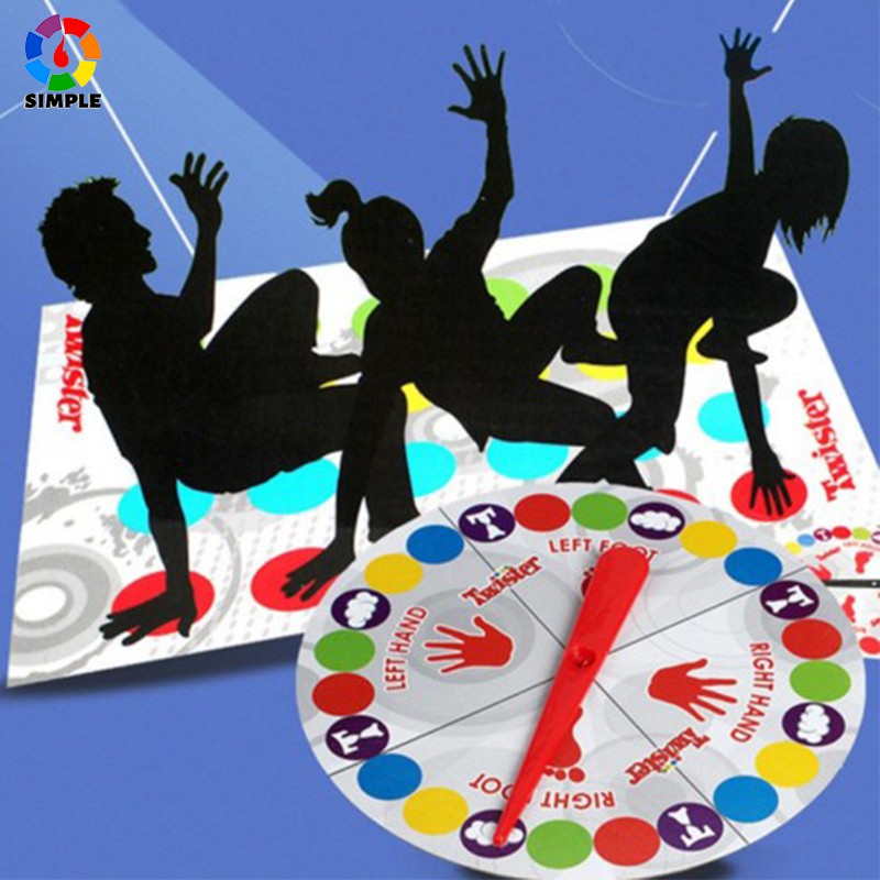 Twister Game Bộ đồ chơi thảm chọn màu Twister mang lại bầu không khí vui nhộn