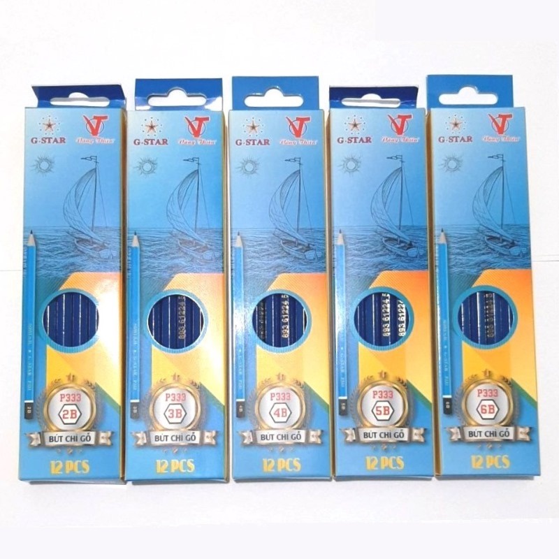 Bút chì mỹ thuật Gstar 3B/4B/5B/6B