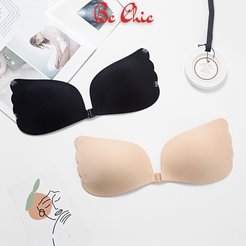 Miếng Dán Ngực , Miếng Dán Ngực Hình Cánh Tiên tạo khe cài trước siêu dính dùng được nhiều lần P15 BC_CHIC LINGERIE