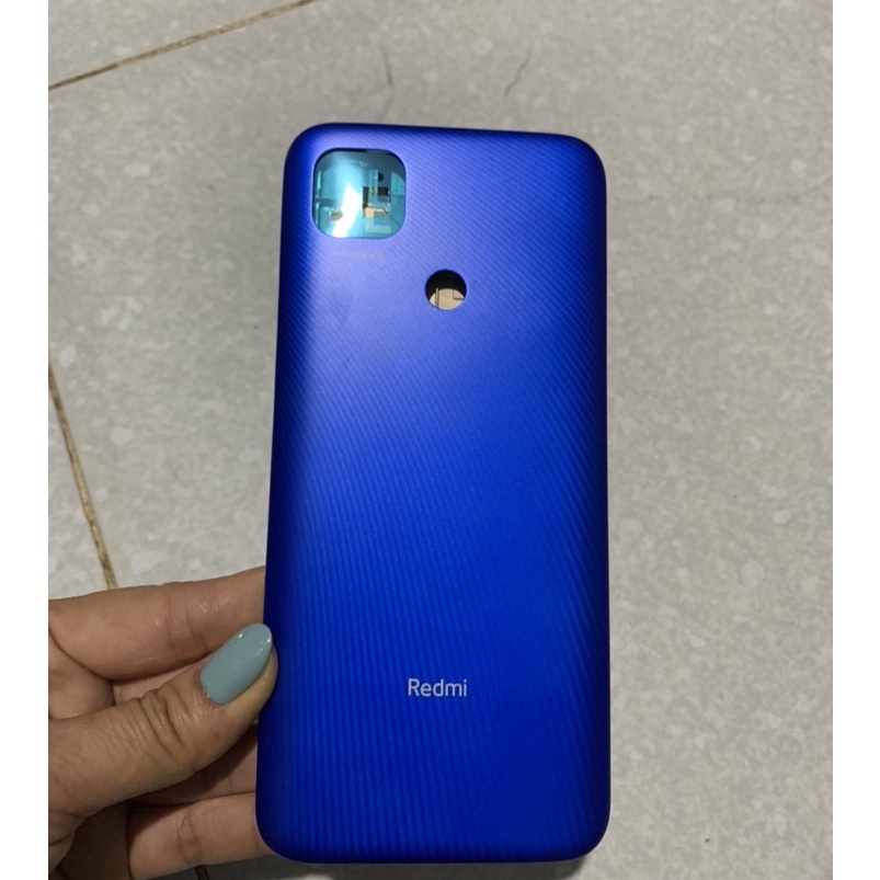 bộ vỏ redmi 9c gồm lưng,nút tăng giảm.(chưa có kính cam)