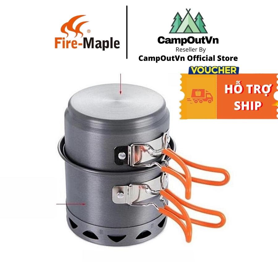 Bộ dụng cụ nấu ăn dã ngoại cắm trại firemaple campoutvn nồi du lịch FMC-217 A290