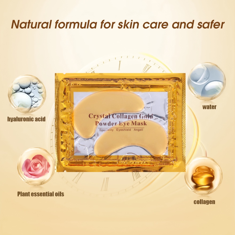 Mặt nạ mắt tinh chất collagen vàng chống lão hóa và chống quầng thâm mắt