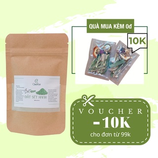 BỘT ĐẤT SÉT XANH HANDMADE - GIẢM MỤN, GIẢM NHỜN, TẨY TẾ BÀO CHẾT (100GR)