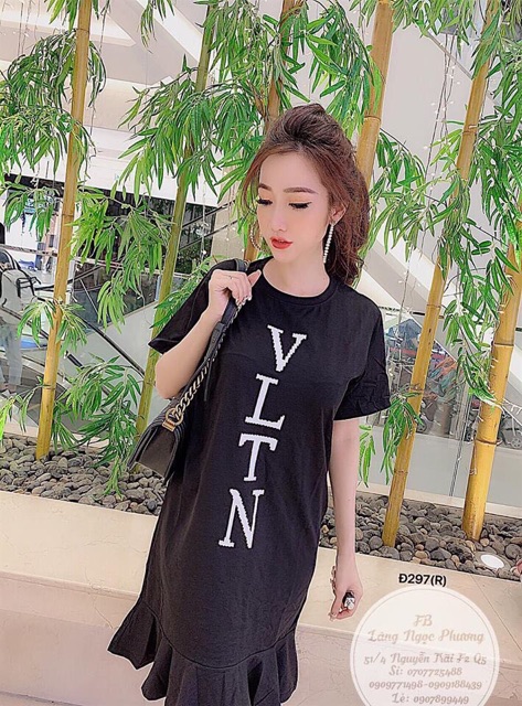🔥🔥 ĐẦM THUN IN CHỮ 🌈🌈🌈 | BigBuy360 - bigbuy360.vn