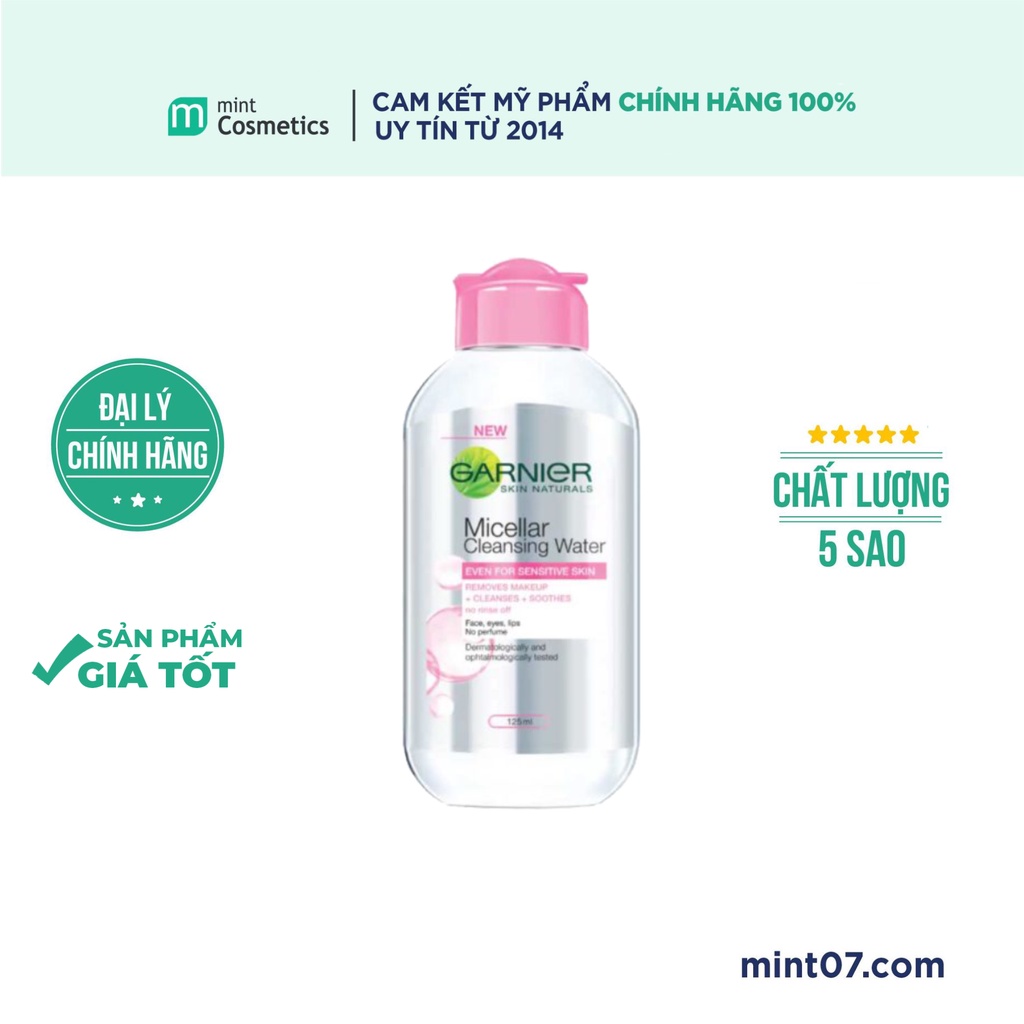 Nước Tẩy Trang Garnier Hồng 125ml | BigBuy360 - bigbuy360.vn