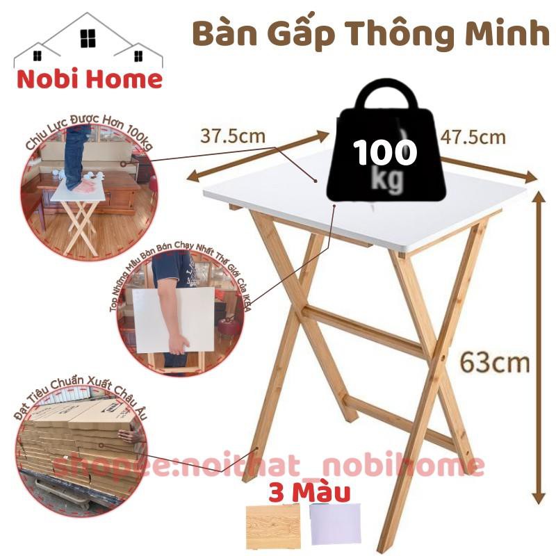 Bàn làm việc và học tập gấp gọn thông minh làm từ gỗ nhập khẩu Nobi Home-Đạt Tiêu Chuẩn Xuất Khẩu châu âu cho IKEA | BigBuy360 - bigbuy360.vn