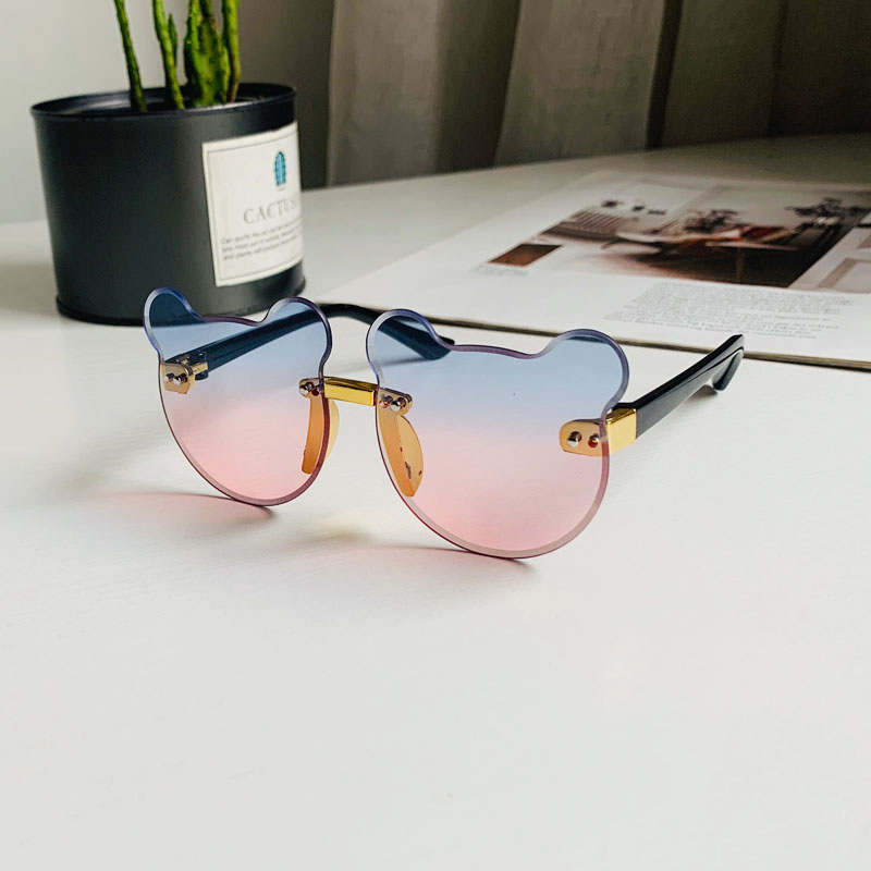 Kính mát hình tai gấu xinh xắn thời trang cho bé