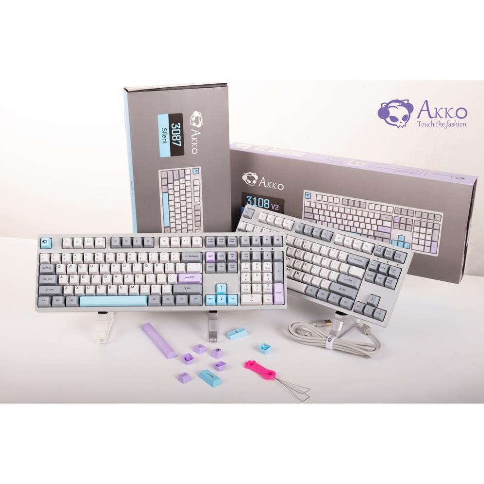 Bàn phím cơ AKKO 3108 Silent  - Cổng USB
