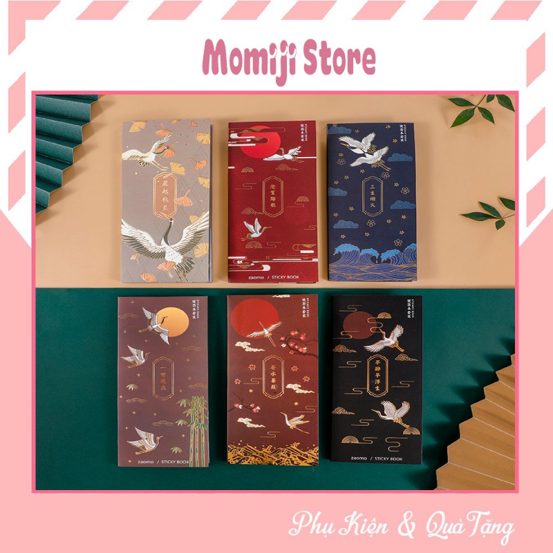 Hộp 3 loại 8 xấp giấy note giấy ghi chú Sticky memo (Giấy nhớ dán được)