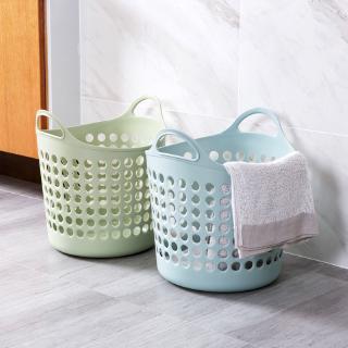 Giỏ Đựng Quần Áo Bẩn Thiết Kế Đục Lỗ Cỡ Lớn Tiện Dụng Cho Gia Đình