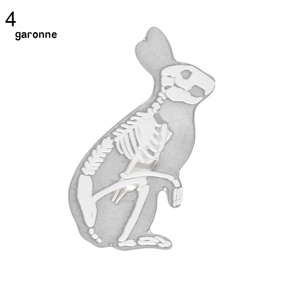 GA_Clear Pig Cat Penguin Rabbit Bird Mouse Brooch Pin Denim Jacket Backpack Badge