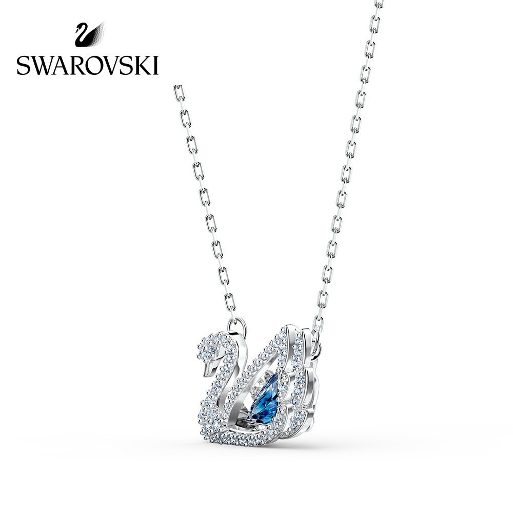 FREE SHIP Dây Chuyền Nữ Swarovski DANCING SWAN 125th Anniversary Elegant Charm Crystal Necklace Necklace Crystal FASHION Cá Tính Trang Sức Trang Sức Đeo THỜI TRANG