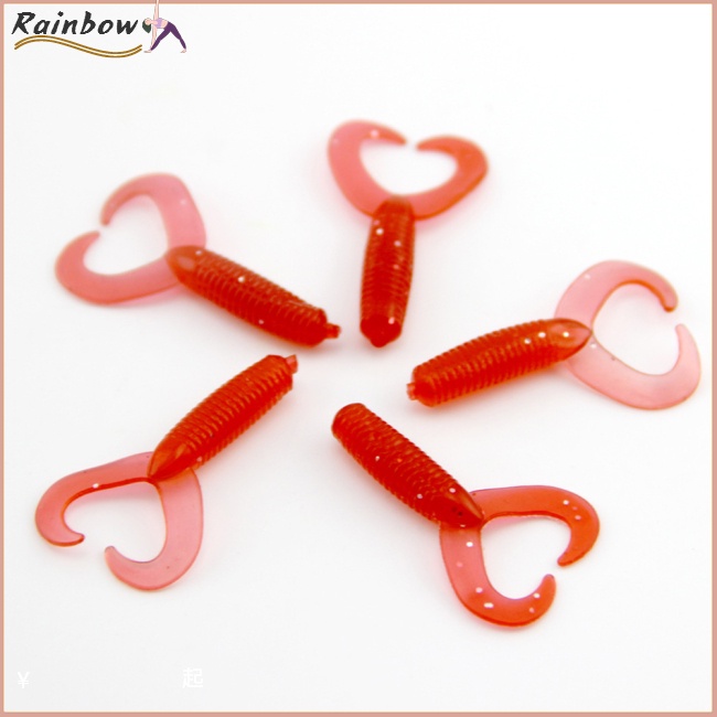 Mồi Giun Giả Câu Cá 5 Màu 5.5cm ~ 7cm