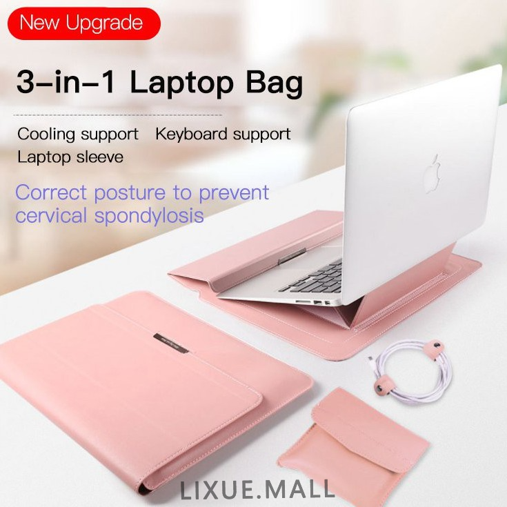 Túi Đựng Laptop Đa Năng 3 Trong 1 Chống Nước Kích Thước 11 / 12 / 13 / 14 / 15inch