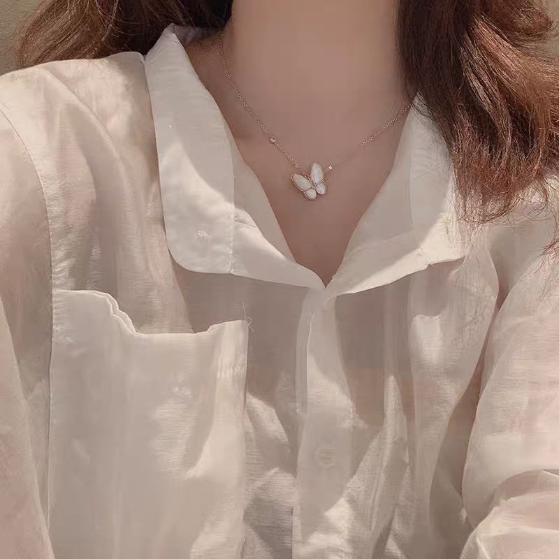 Dây chuyền mặt bươm bướm phong cách Hàn Quốc thời trang cho nữ Fashion jewelry women necklace