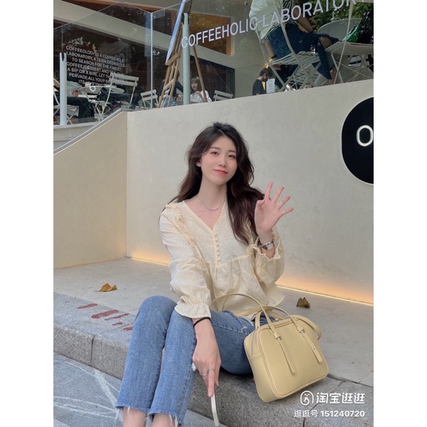 Áo babydoll  tiểu thư - ảnh thật