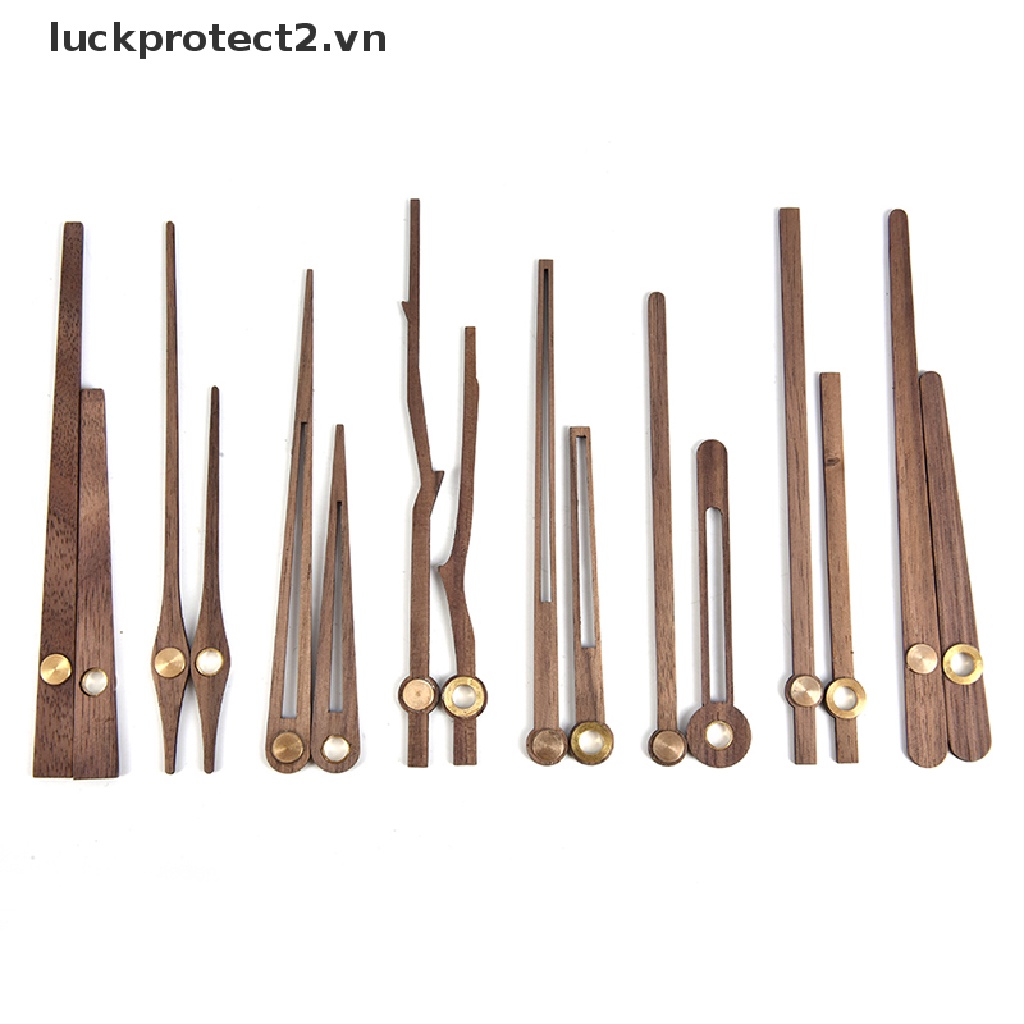 Kim Đồng Hồ Treo Tường Bằng Gỗ 12 inch Thay Thế DIY