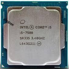 CPU intel I5 - 7500+7400 Tray không box+tản