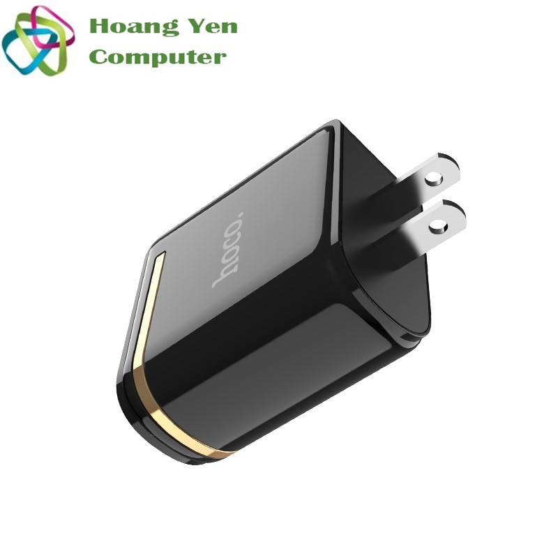 Cốc Sạc Mini 2 Cổng Hoco C39 2.4A, Màn Hình Hiển Thị - BH 1 Năm Chính Hãng - Hoàng Yến Computer