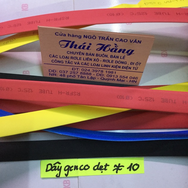 Dây gen co dẹt phi 10 giá (5 sợi )