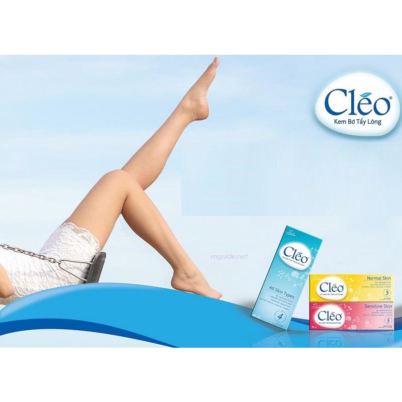 Tẩy Lông Cho Da Thường Cleo Avocado Hair Removal Cream Sensitive Skin 50gsuu.shop cam kết 100% chính hãng
