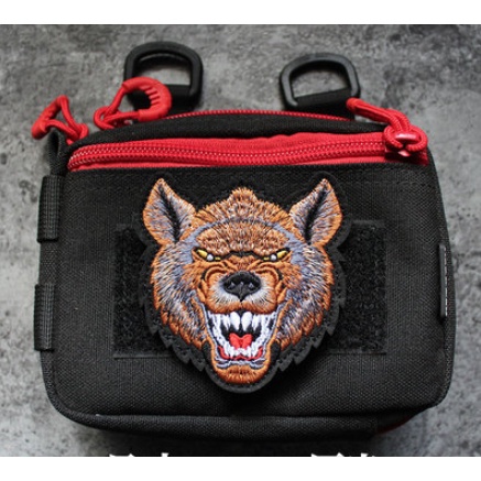 Patch vải velcro đầu thú dán ba lô, nón , quần áo , túi xách
