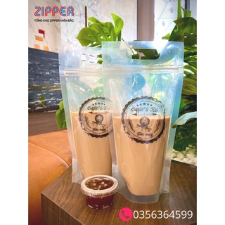 SALE - Túi zip đựng trà sữa take away