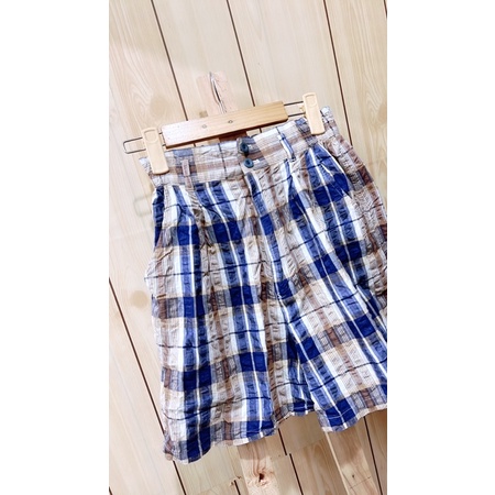 Quần short caro lưng cao có thun size S-M.A08