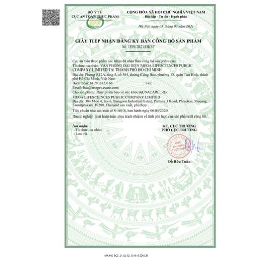 ACNACARE -Viên uống, gel ngừa mụn, kiềm dầu cho cả nam và nữ