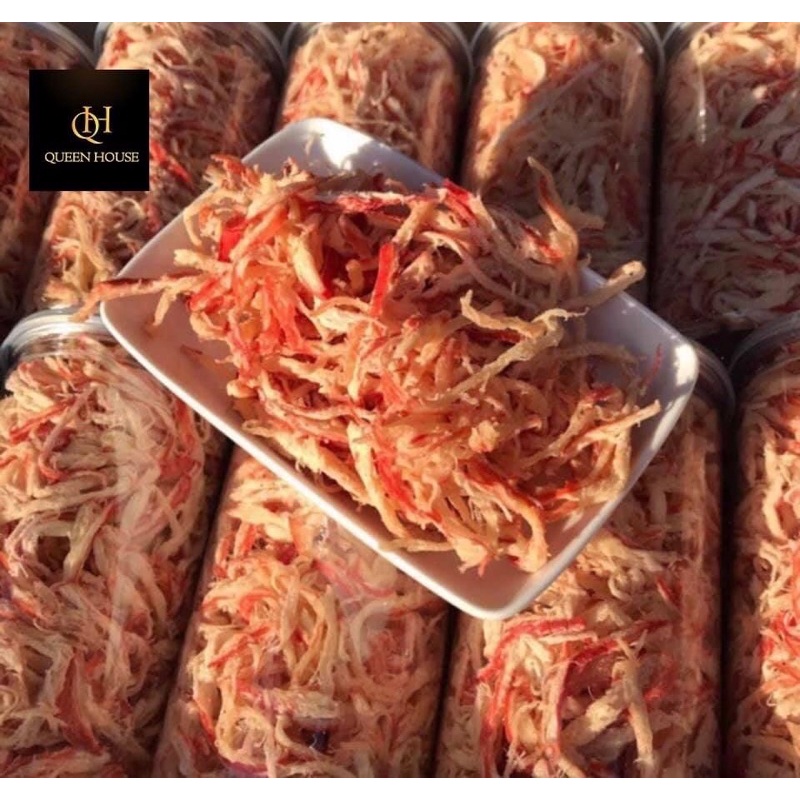 KHÔ MỰC HẤP NƯỚC CỐT DỪA XÉ SỢI SIÊU NGON NGỌT 300G | BigBuy360 - bigbuy360.vn