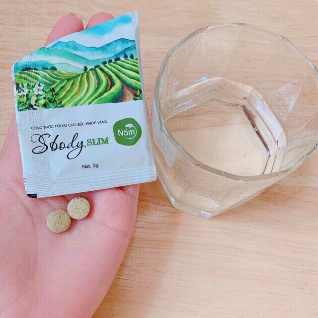 Giảm cân Sbody Slim viên tặng detox Thải độc