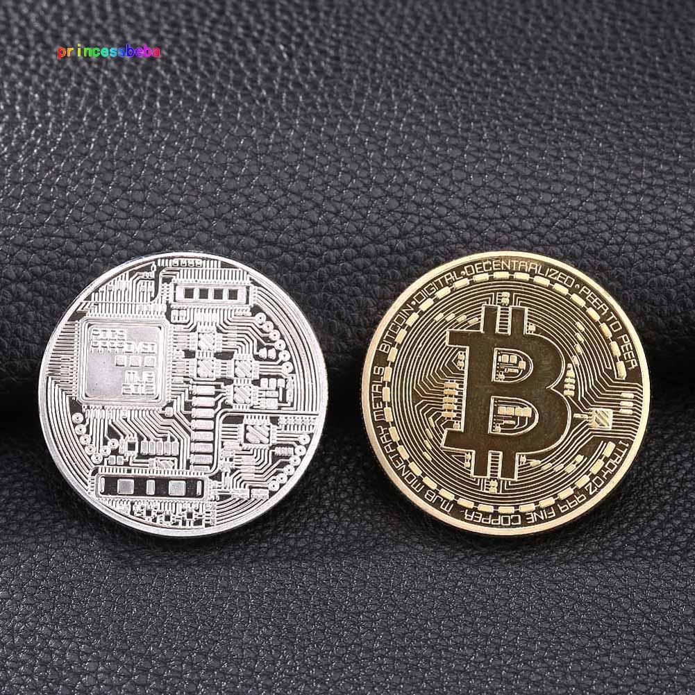 Đồng Xu Bitcoin Vỏ Màu Đồng