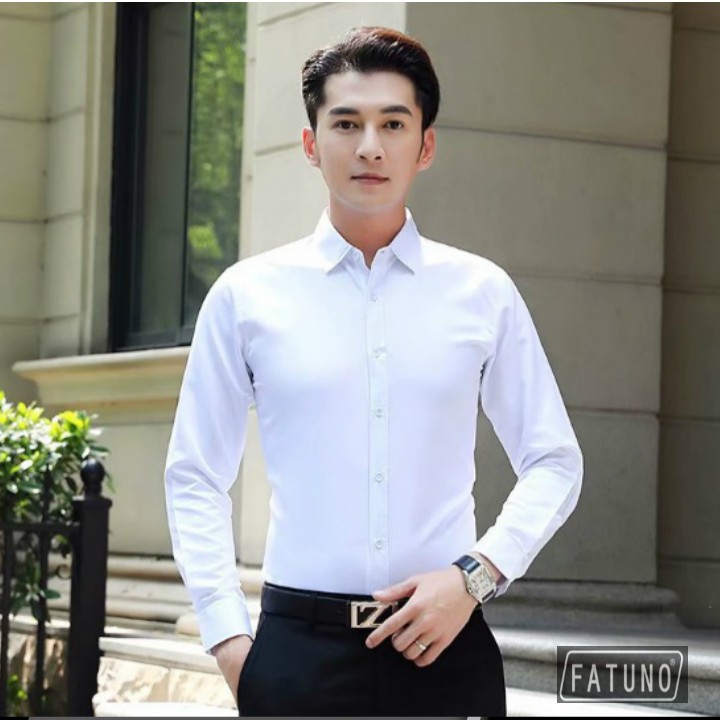 [Mã FAMAYMA2 giảm 10K đơn 50K] Sơ mi dài tay dáng Hàn Quốc màu hồng phấn | BigBuy360 - bigbuy360.vn