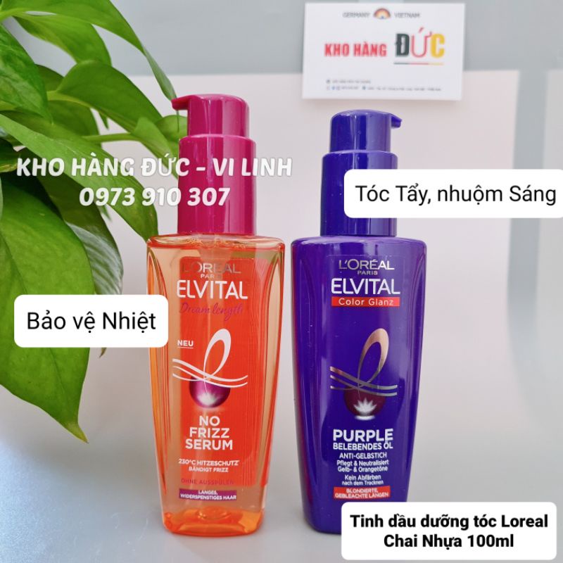 (Bill Đức+ review) Tinh dầu dưỡng tóc Loreal Elvital OL Magique, 100ml