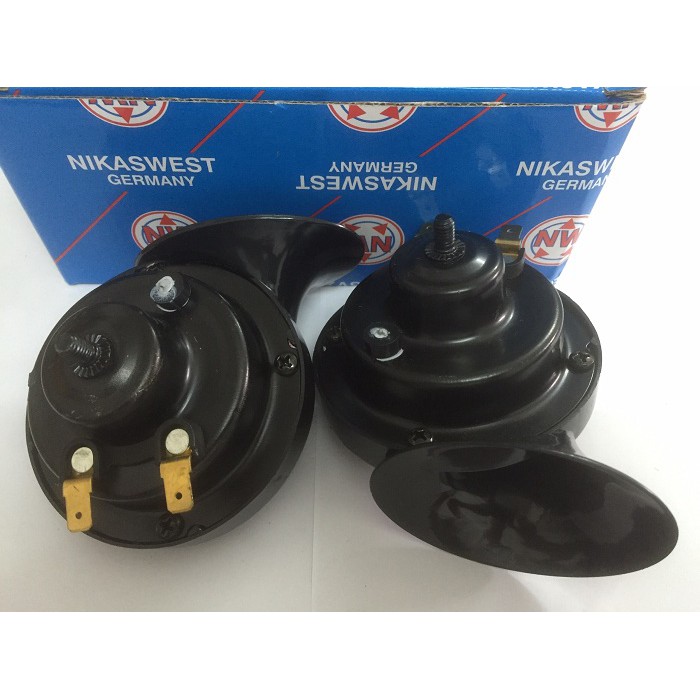 Còi sên Đức 12v - 24v sở hữu âm thanh to vang ấm, dễ dàng tự thay thế, Thiết kế vỏ còi dày chắc chắn | BigBuy360 - bigbuy360.vn