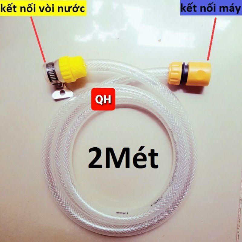 Dây cấp nước máy rửa xe xe mi ni 14mm