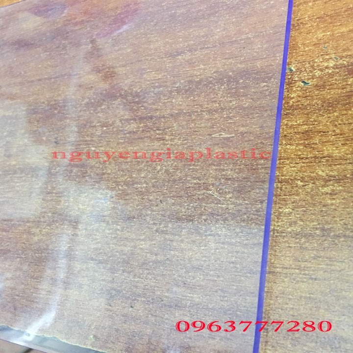 Nhựa PVC ngăn lạnh điều hòa xanh trong 2mm