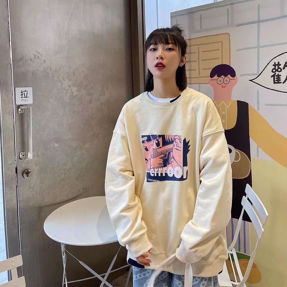 Áo Sweater Nam Nữ Cao Cấp Tay Dài Local Brand Nỉ Unisex Hàn Quốc Form Rộng SW01