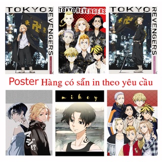 poster tranh treo Tokyo Revengers - Kịch Trường Của Takemichi