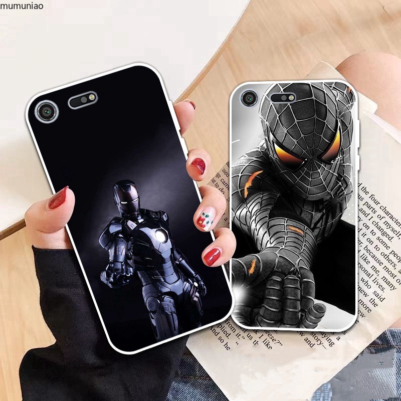 Ốp điện thoại silicone mềm in hình Spiderman 3 cho Sony Xperia Z3 Z5 XZ1 XZ2 XZ Premium XZ3 XZ4