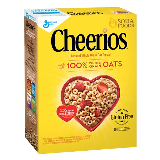 Ngũ cốc Cheerios Whole Grain Oats 340 gram hương dâu