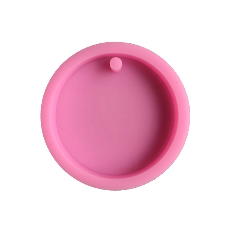 Set 4 khuôn Silicon hình chiếc xương cún cưng/trái tim/tròn/thẻ tên làm móc khóa resin epoxy/trang sức DIY tiện dụng