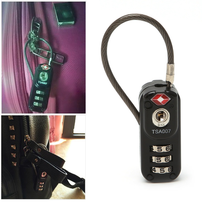 Ổ Khóa Hành Lý Có Mật Mã 3 Chữ Số